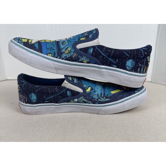 SUB LTD Tyler Stout NASA Space Shuttle Slip On Canvas Sneakers Mens 10.5 Skate main image 4